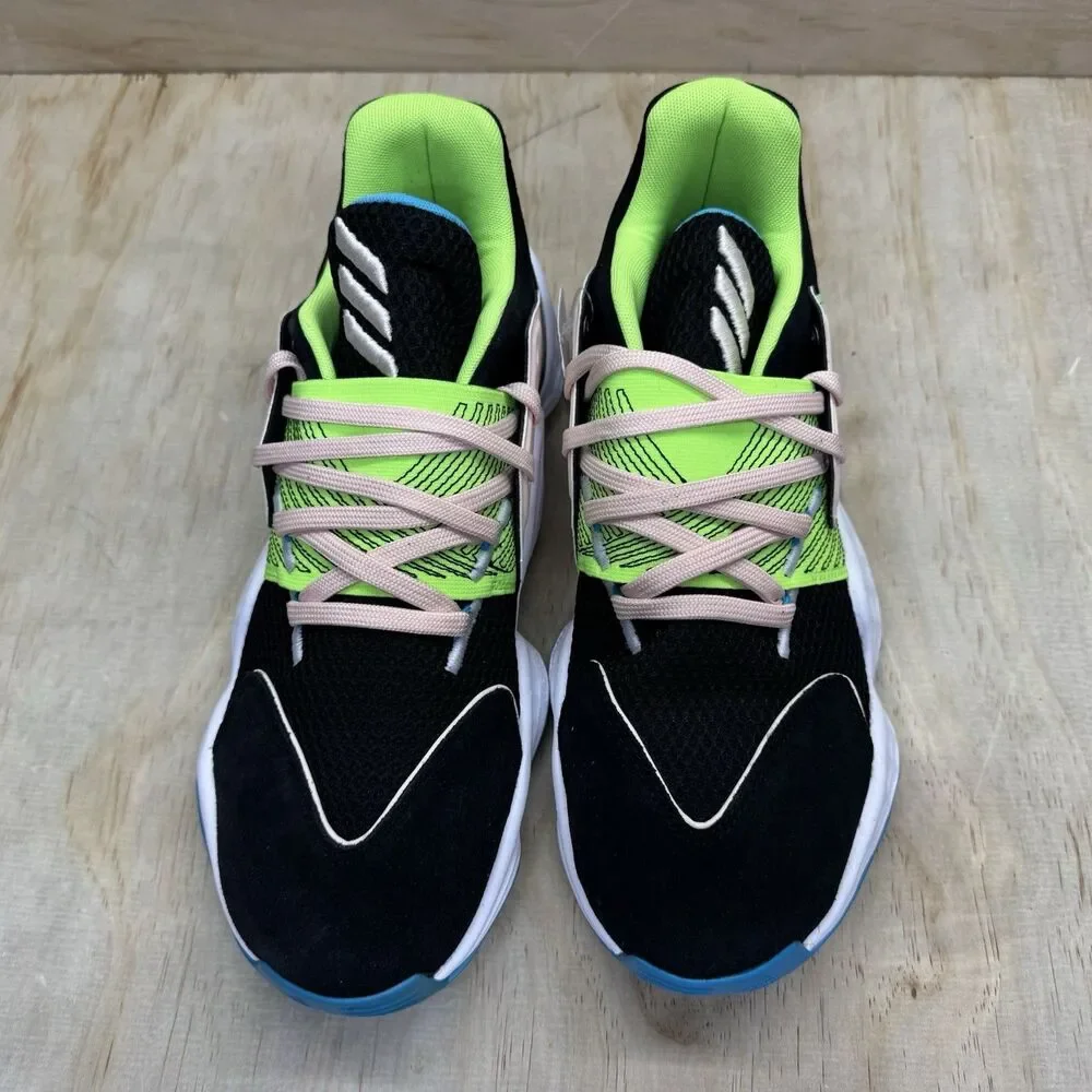 NEW adidas Harden Vol. 4 Men's Basketball Shoes Black Green FY0874 Size 8